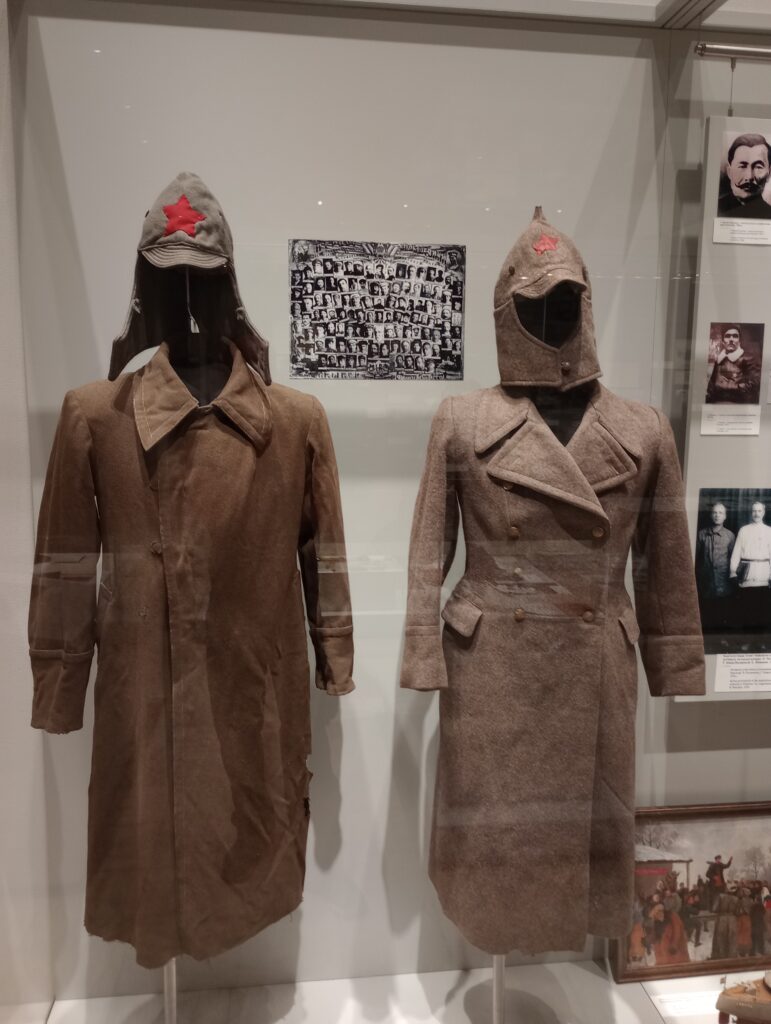 Early red army uniforms - Bishkek museum