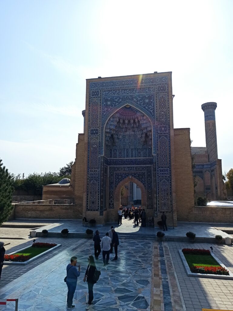 Entrance to the grounds of the mausoleum