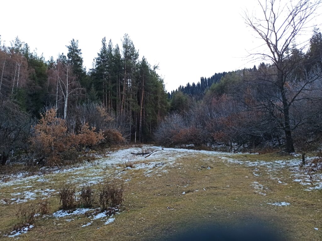 Snow in the mountains